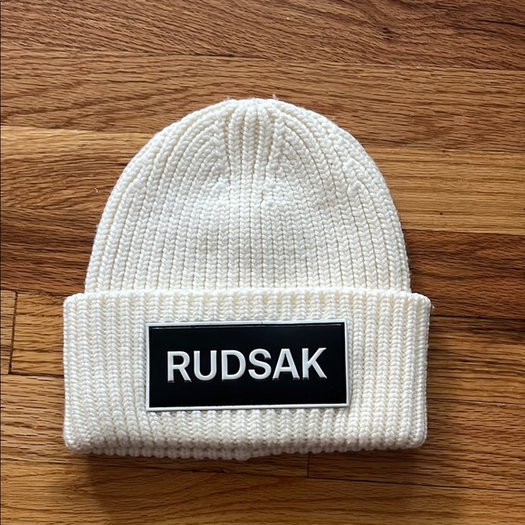 RUDSAK ivory knit beanie - Picture 1 of 2
